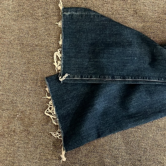 NWT Mother The Loop De Loop Fray Jeans in Just One Sip - Picture 11 of 13